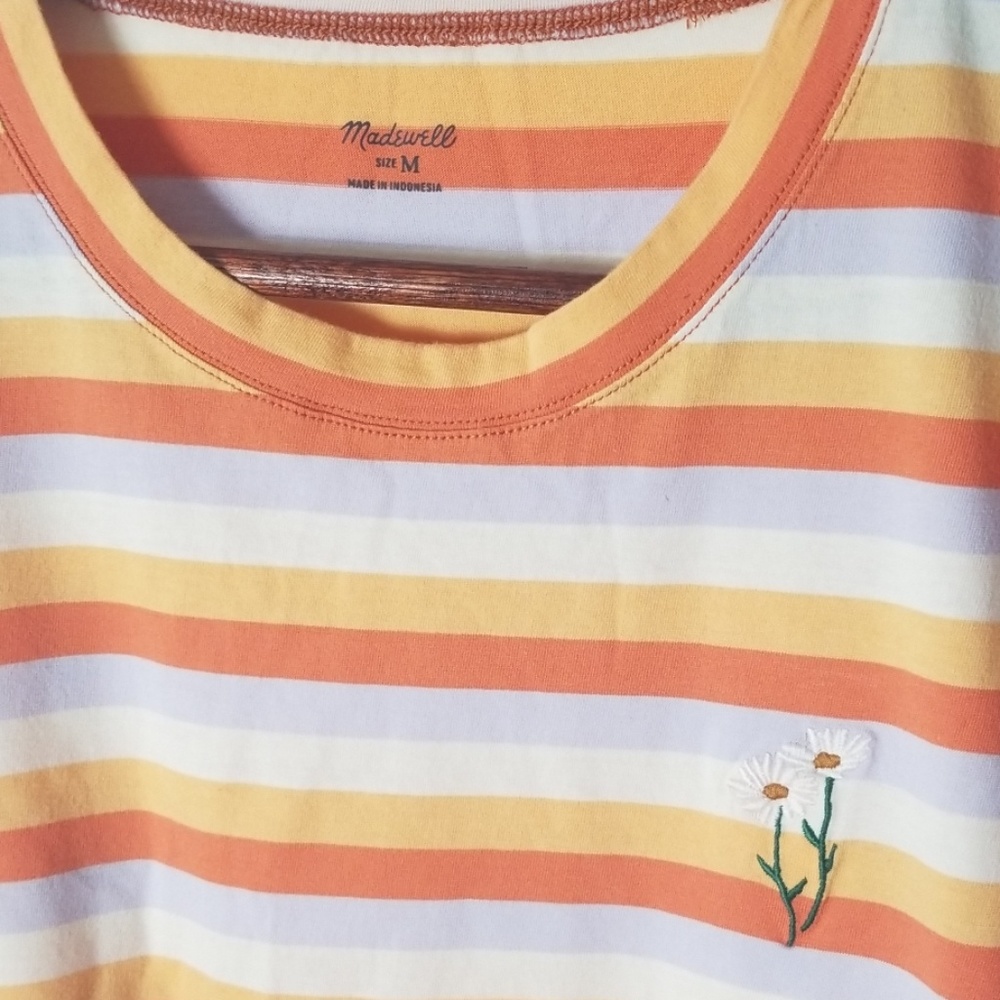 Madewell Daisy Striped Top - Picture 6 of 7
